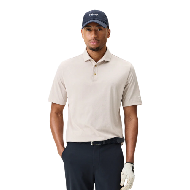 Macade Tan Paisley Core Polo Shirt