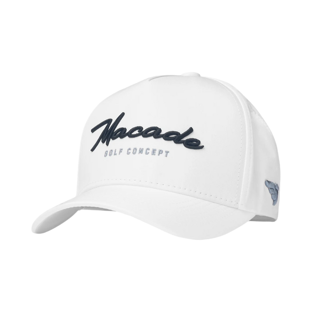 Macade White Signature Snapback