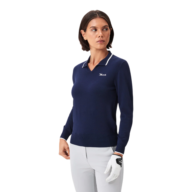 Macade Women's Ella Dark Bue Knit Top