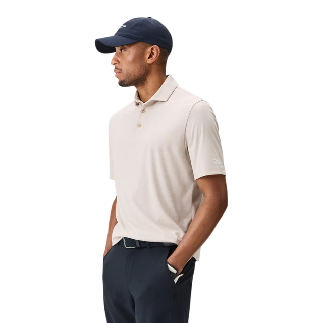 Macade Tan Paisley Core Polo Shirt