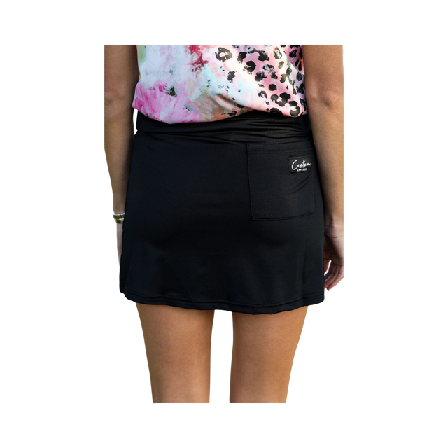 Custom Apparel Ladies Black Skirt