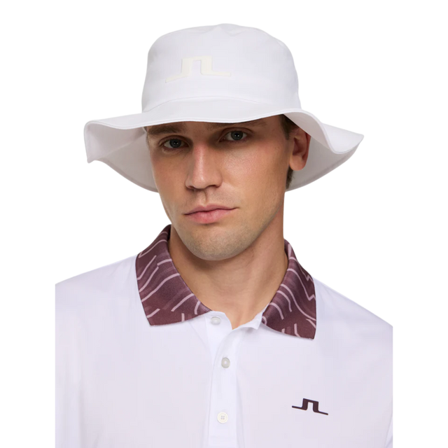 J.Lindeberg Tour Bucket White Hat