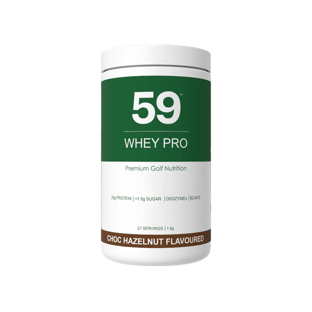 59 Nutrition Whey Pro Choc Hazelnut Flavoured (1kg) - One Golf