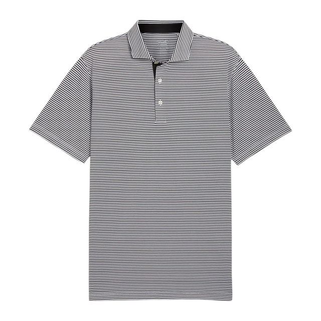 Puma Isle Pique Black/White Glow Polo
