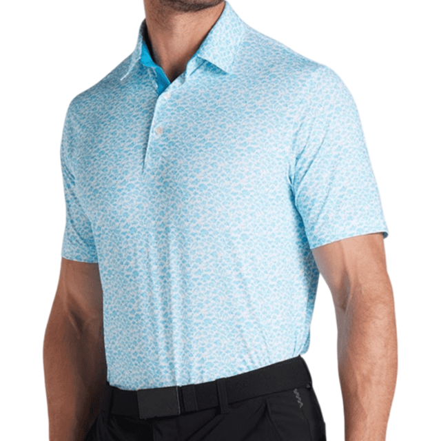 Puma MATTR Piranha Aqua Blue Polo