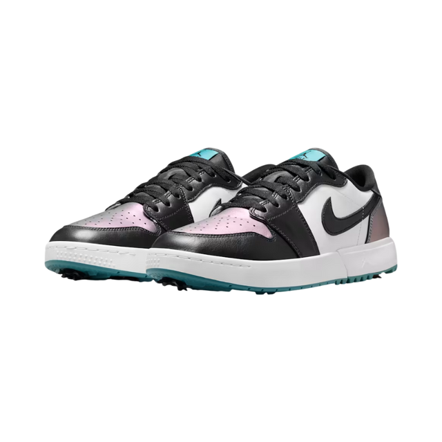 Nike Air Jordan 1 Low G Spiked Mineral Teal/White/Black Golf Shoe