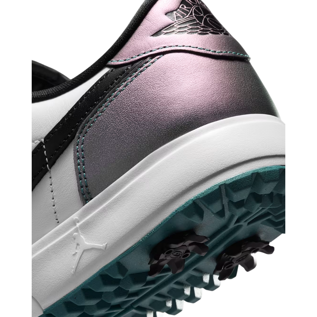 Nike Air Jordan 1 Low G Spiked Mineral Teal/White/Black Golf Shoe