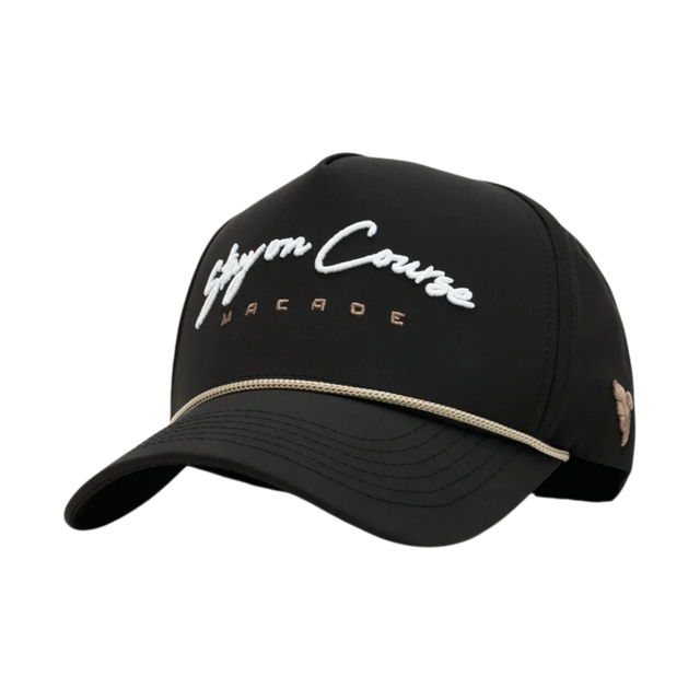 Macade Rope Course Black Snapback Cap