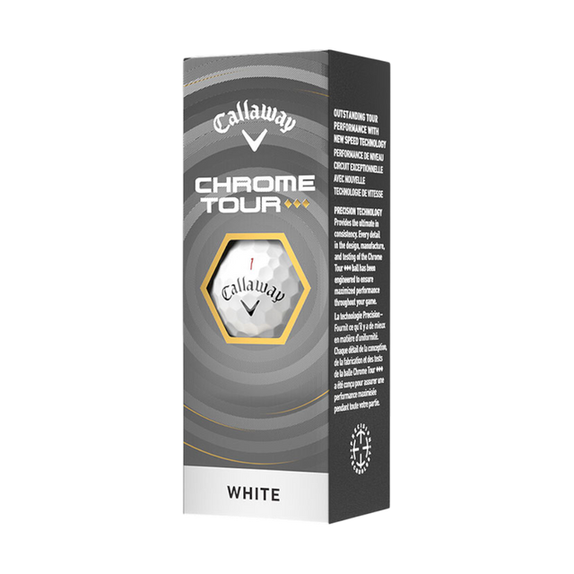 Callaway Chrome Tour Triple Diamond White Golf Balls