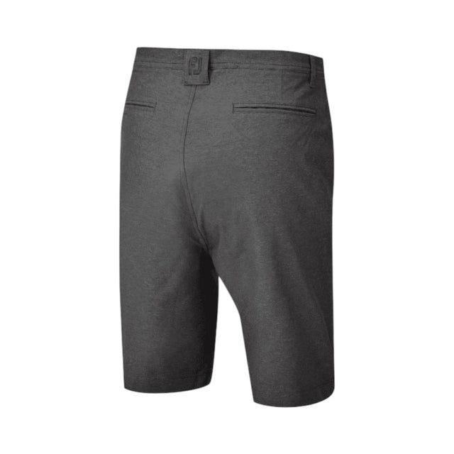 Footjoy Broken STRP Woven Black Shorts