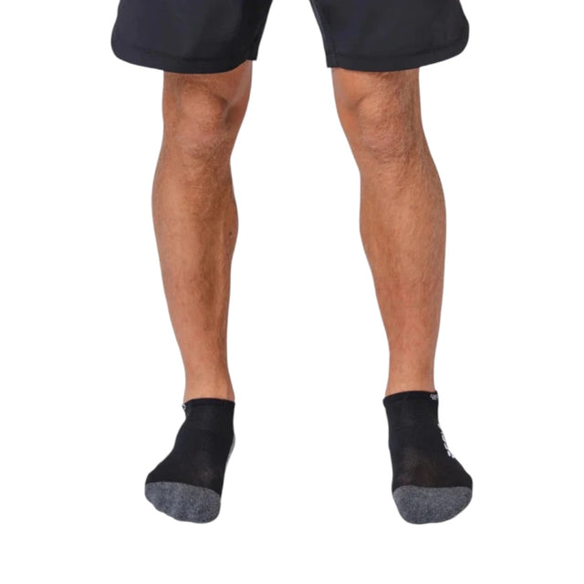 Reflo Lugano Black Trainer Sock 2 Pack