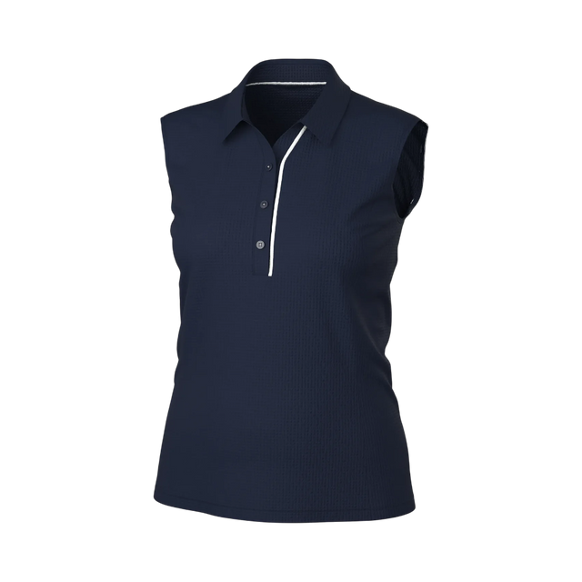 Galvin Green Mayla Sleeveless Navy Ladies Shirt