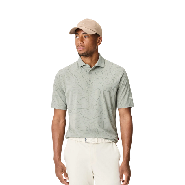 Macade Brooks Wayline Sage Golf Shirt