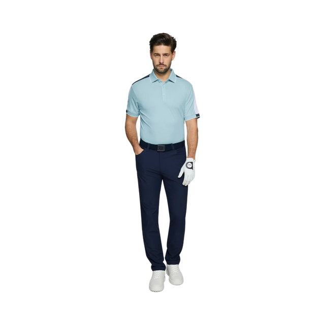 Galvin Green Mulligan Crystal Blue/White/Navy Shirt