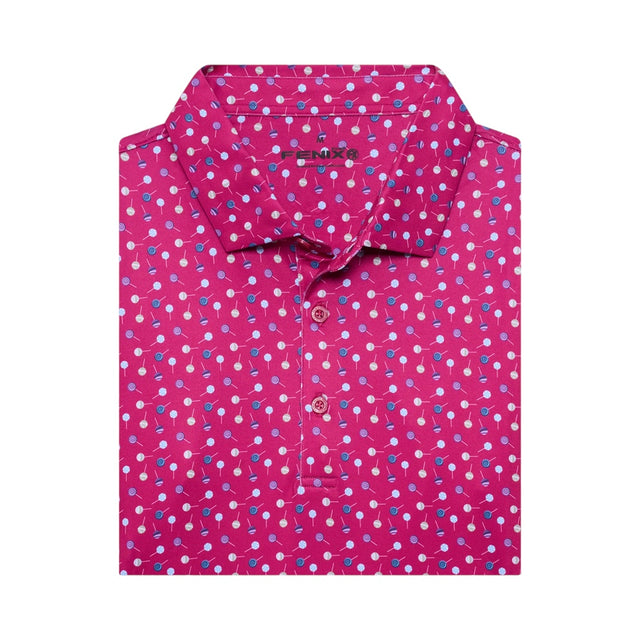 Fenixxcell Southport Performance Pink Polo