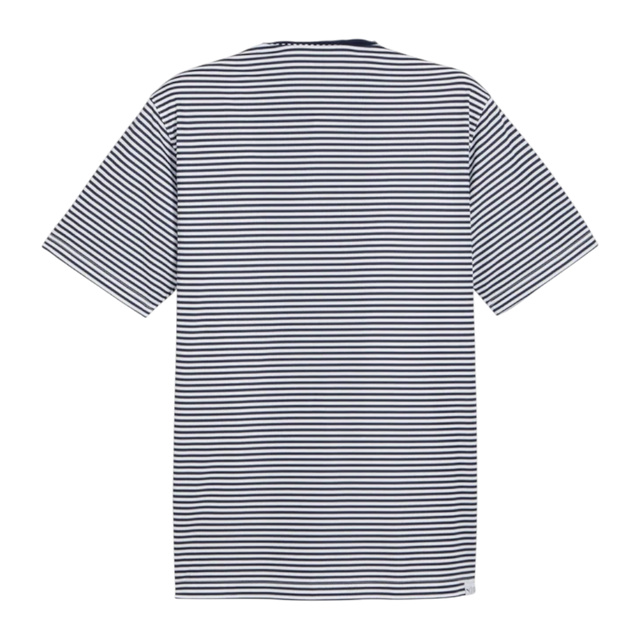 Puma Pure Striped Deep Navy/White Glow Polo