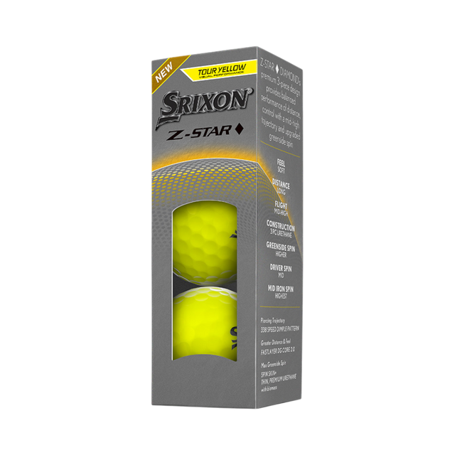 Srixon Z-Star Diamond Yellow Golf Balls