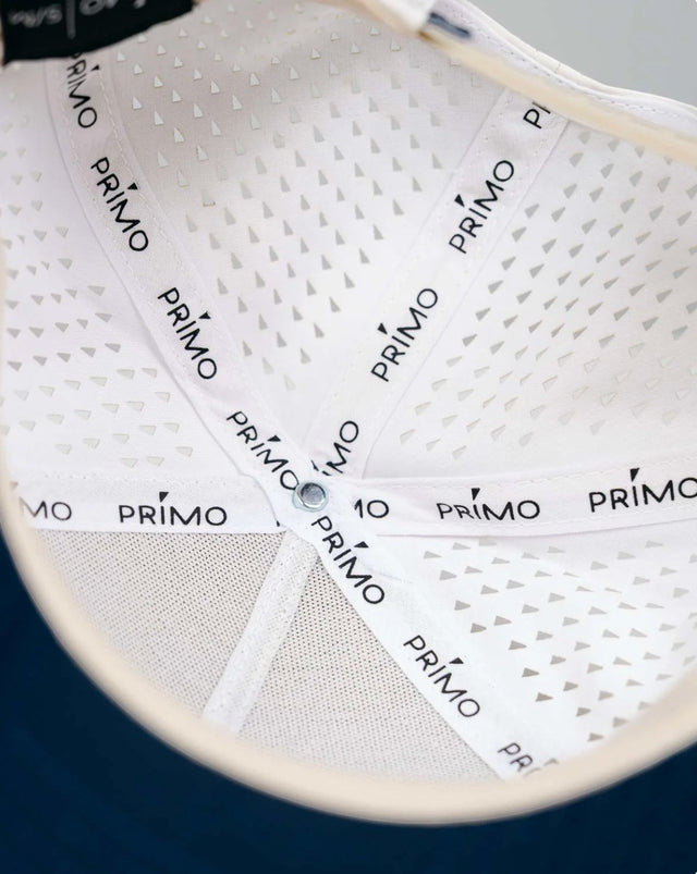 Primo & Grant Cream/Navy Rope Cursive Cap