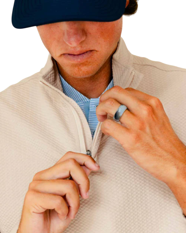 Primo & GH Sand Waffle Quarter Zip
