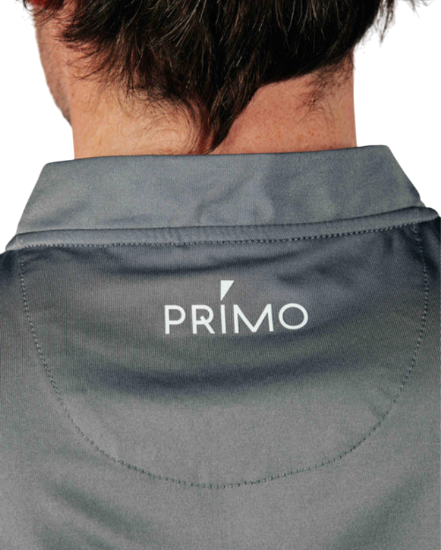 Primo Gray Blade Collar Polo