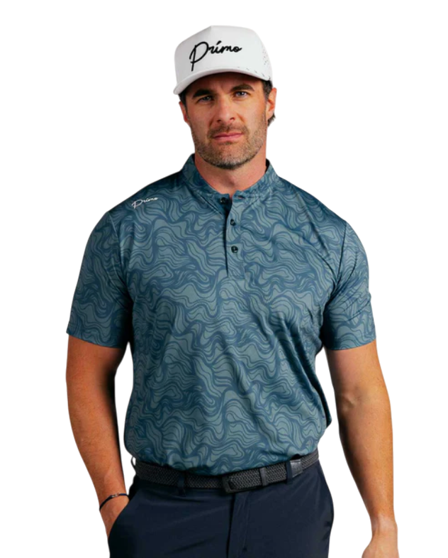 Primo Ocean Scape Blade Collar Polo