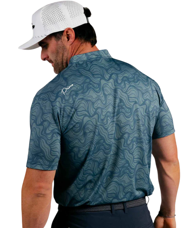 Primo Ocean Scape Blade Collar Polo