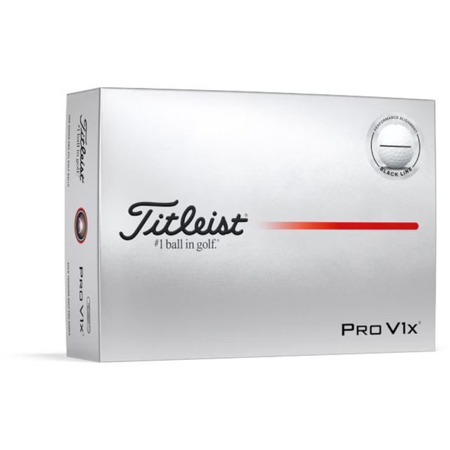 Titleist Pro V1x 2025 Black AIM Performance White Golf Balls