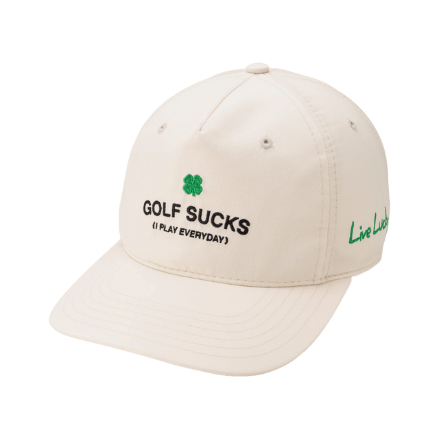 Black Clover Golf Sucks Ivory Cap - One Golf
