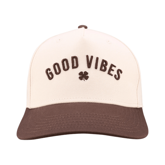 Black Clover Good Vibes Tan/Brown Cap - One Golf