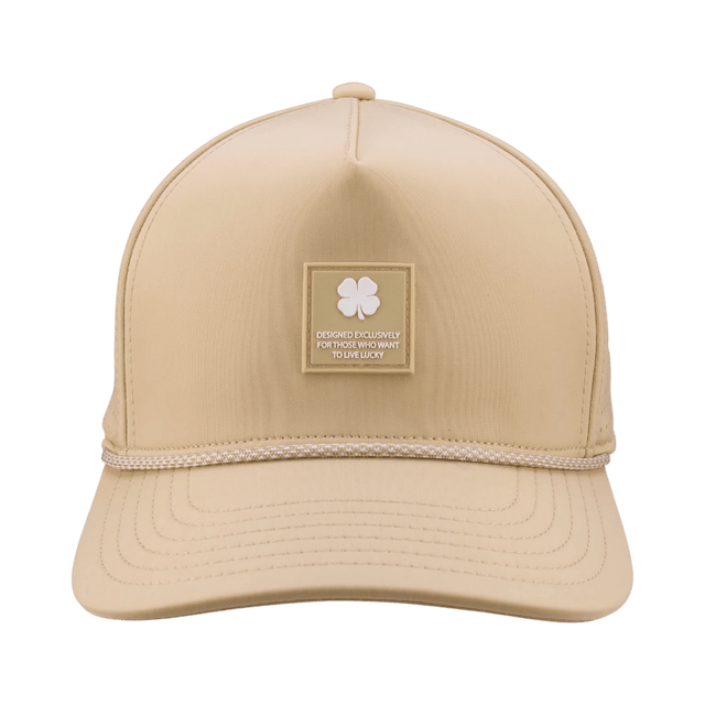 Black Clover Links 3 Tan Breathable Performance Cap - One Golf