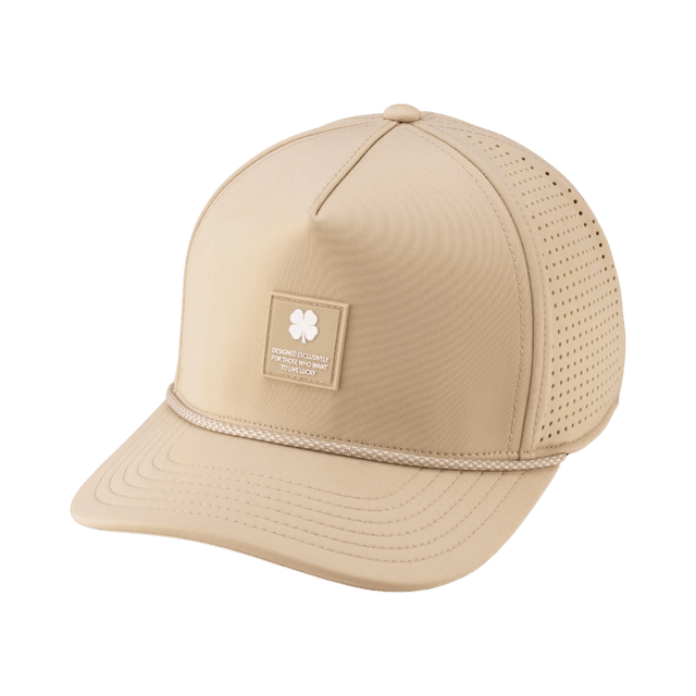Black Clover Links 3 Tan Breathable Performance Cap - One Golf
