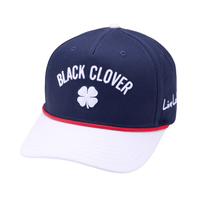 Black Clover Timeless 5 Navy/White Cap - One Golf