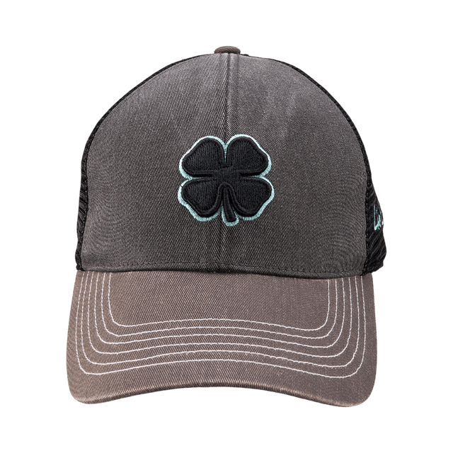 Black Clover Two Tone Vintage Age 37 Charcoal/Brown Cap - One Golf