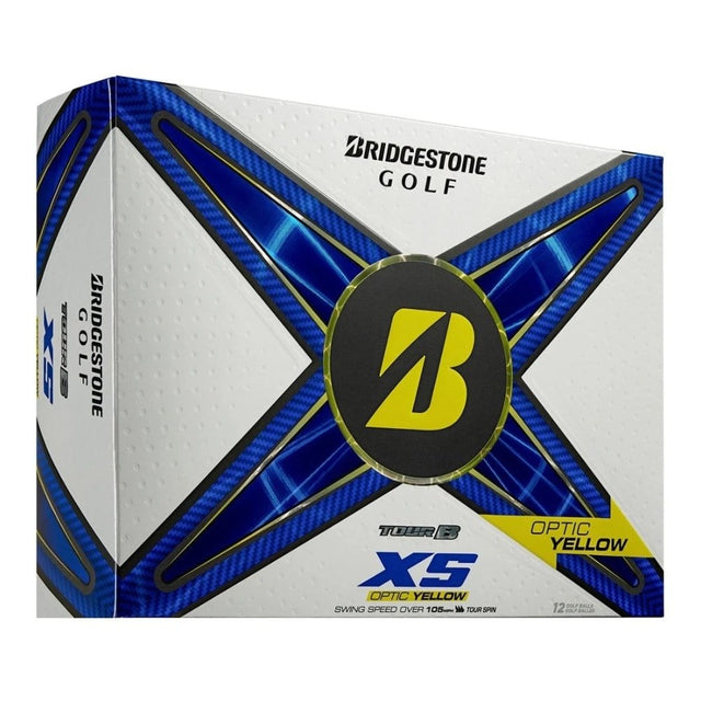 Bridgestone Tour B XS Optic Yellow Golf Balls - One Golf