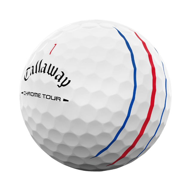 Callaway Chrome Tour 26 Triple Track White Golf Balls - One Golf