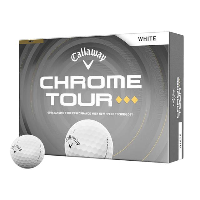 Callaway Chrome Tour Triple Diamond White Golf Balls - One Golf