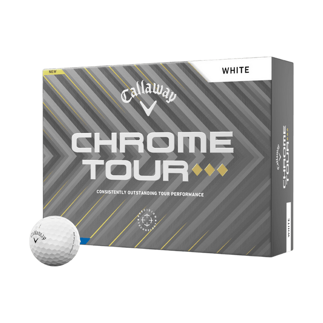 Callaway Chrome Tour Triple Diamond White Golf Balls - One Golf