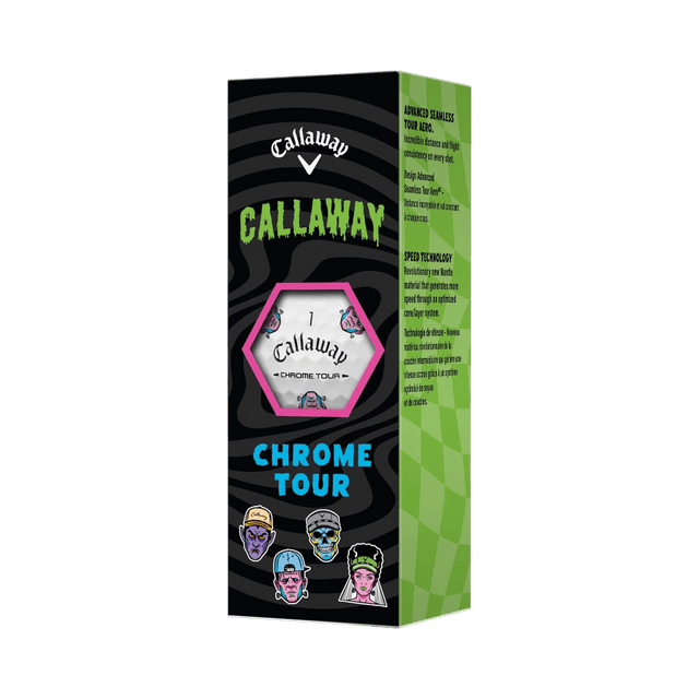 Callaway Chrome Tour Truvis Halloween Edition White Golf Balls - One Golf