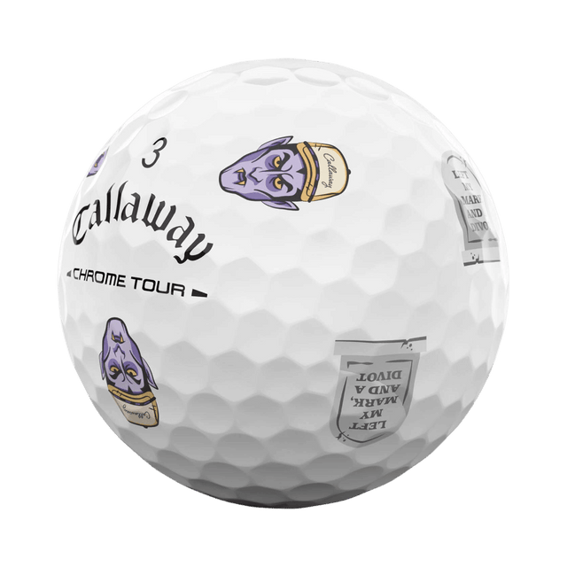 Callaway Chrome Tour Truvis Halloween Edition White Golf Balls - One Golf