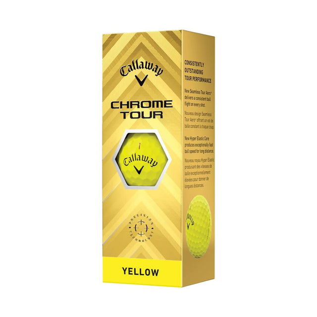 Callaway Chrome Tour 24 Yellow Golf Balls