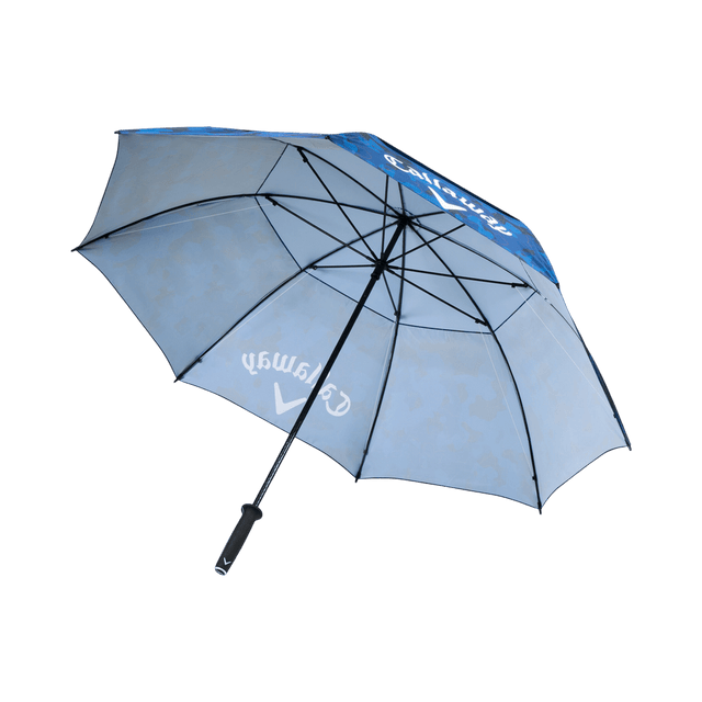 Callaway Double Canopy Navy/Red 64" Shield Umbrella - One Golf