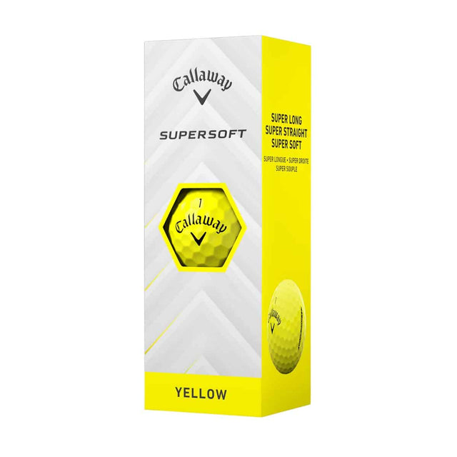 Callaway Supersoft Yellow Golf Balls - One Golf