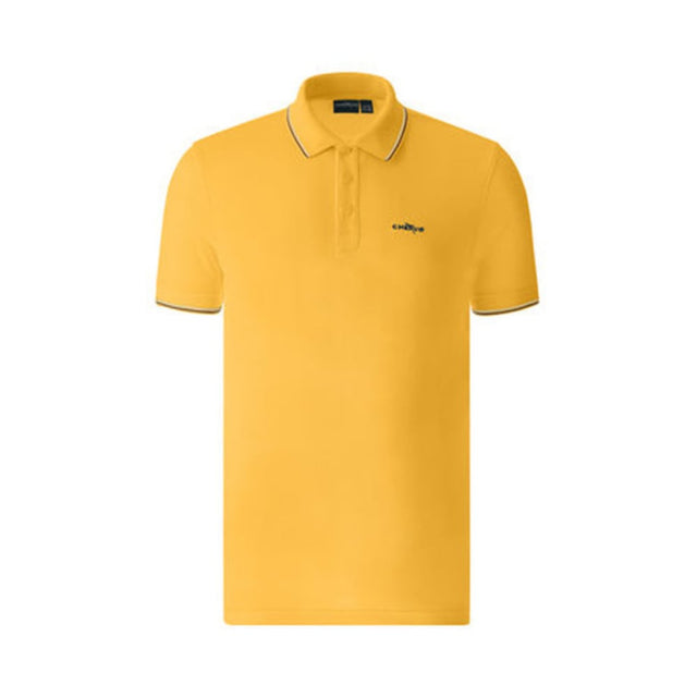 Chervo Yellow With Black Collar Polo