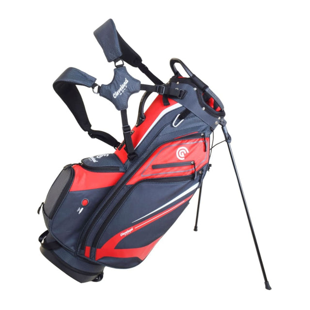Cleveland Red/Charcoal Saturday Stand Bag - One Golf