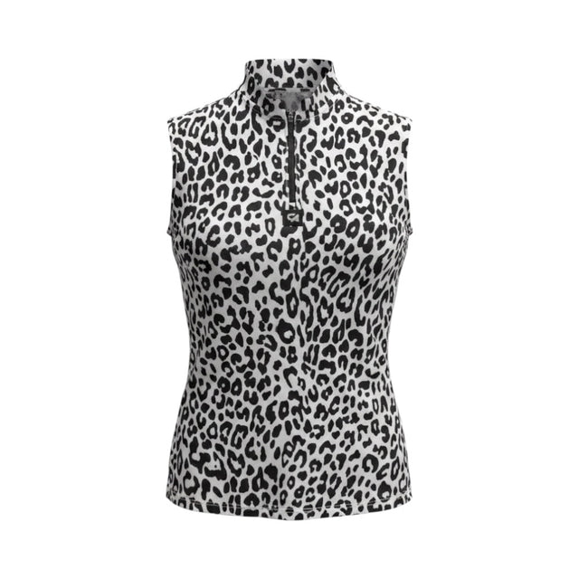 Custom Apparel Ladies Cheetah Chic Sleeveless Shirt - One Golf
