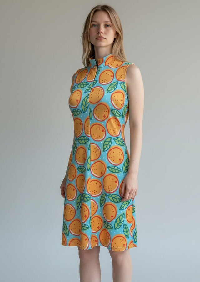 Custom Apparel Ladies Funky Oranges Dress - One Golf
