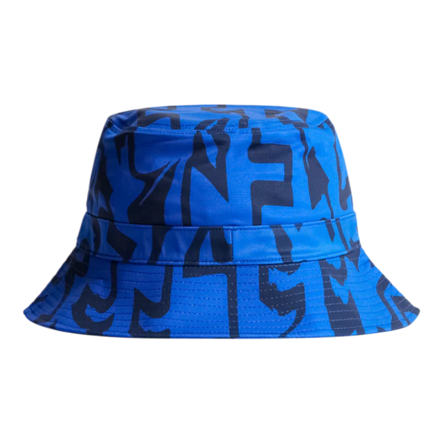 J.Lindeberg Denver Printed Glitch Bridge Blue Bucket Hat