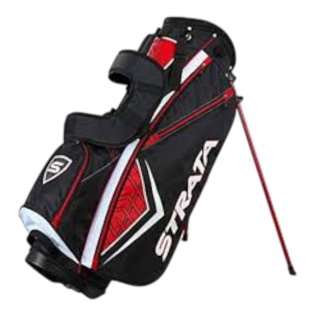 Strata Black/Red Stand Bag