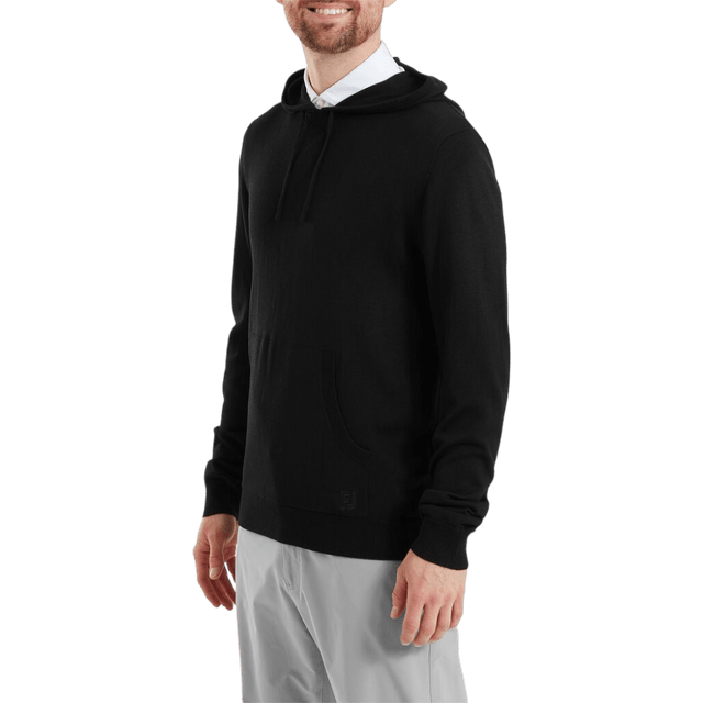 FootJoy EU Drirelease Knit Black Hoodie - One Golf