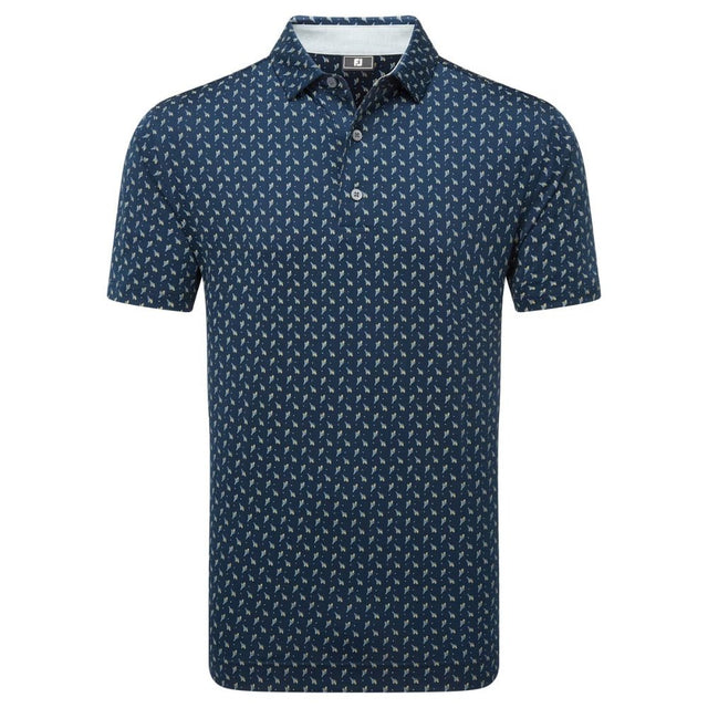 FootJoy EU Flower Bud Foulard Navy Polo - One Golf